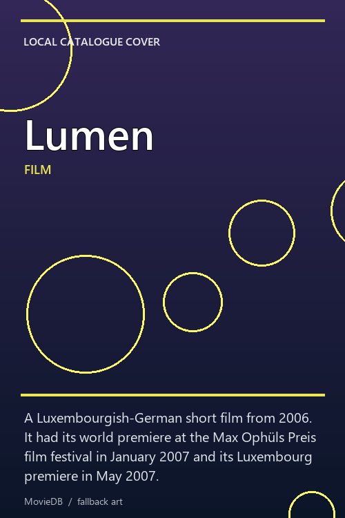 Lumen poster