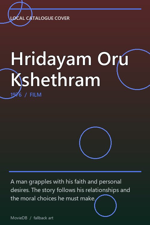 Hridayam Oru Kshethram poster