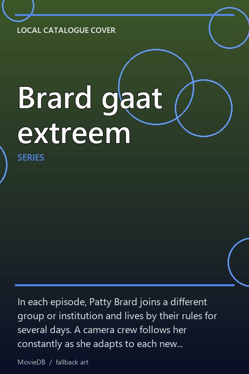 Brard gaat extreem poster