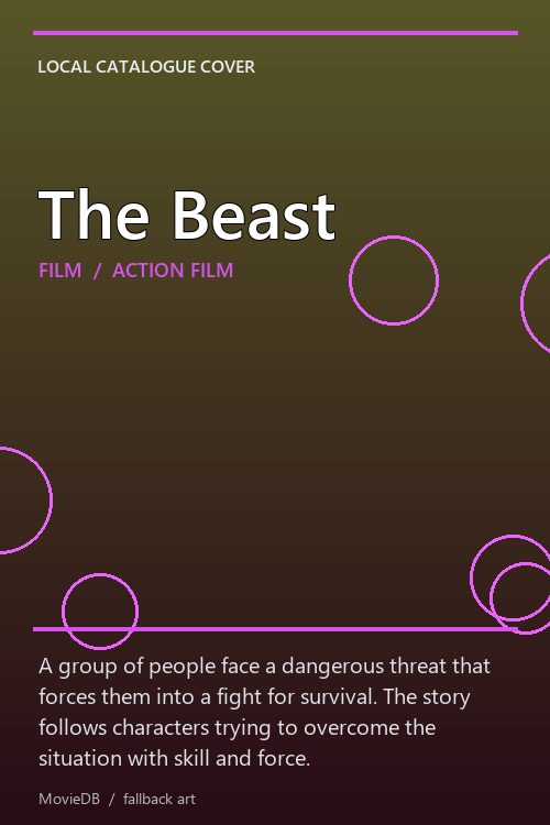 The Beast poster