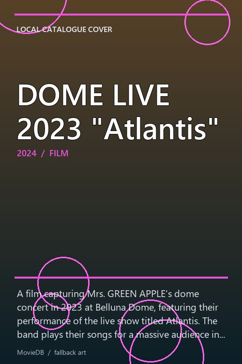 DOME LIVE 2023 "Atlantis" poster