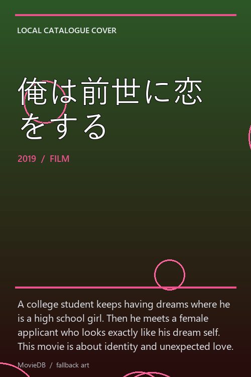 俺は前世に恋をする poster