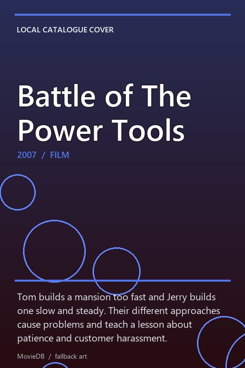 Battle of The Power Tools poster