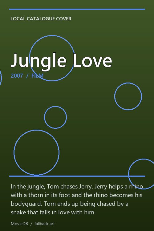 Jungle Love poster