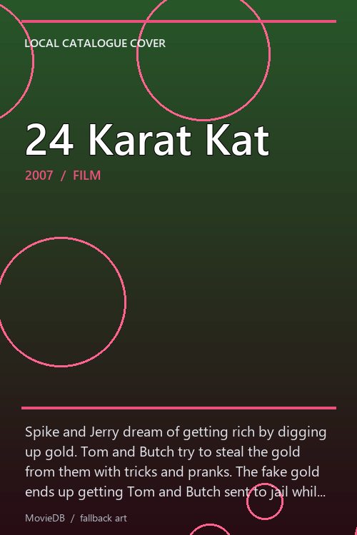 24 Karat Kat poster