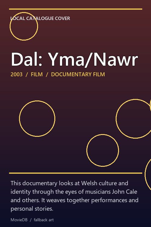 Dal: Yma/Nawr poster