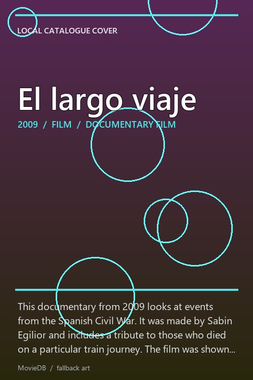 El largo viaje poster