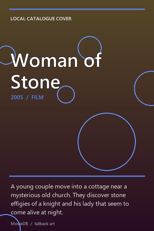 Woman of Stone poster