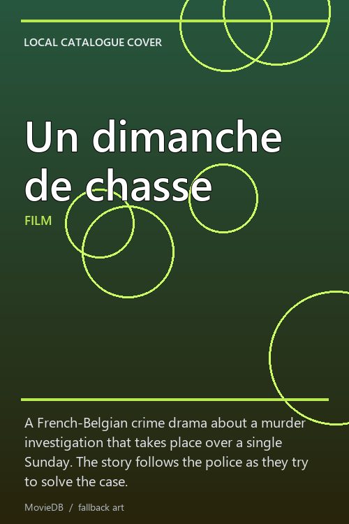 Un dimanche de chasse poster