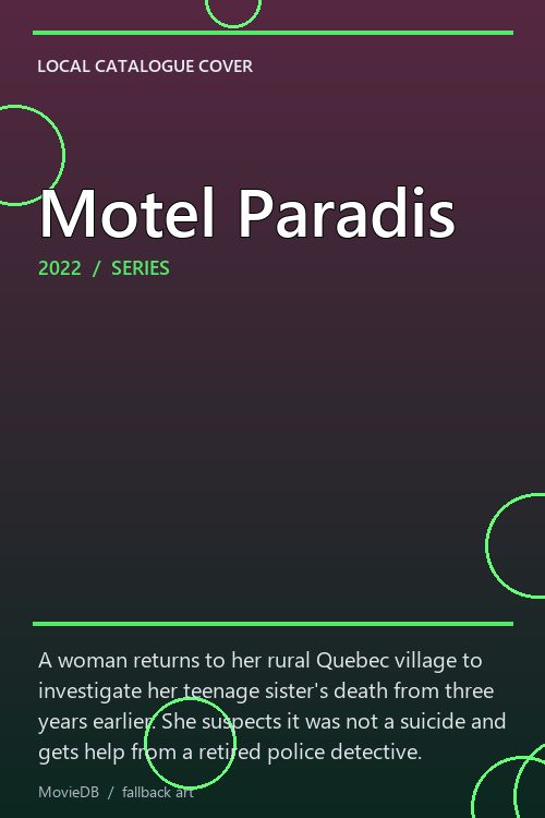 Motel Paradis poster