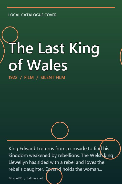 The Last King of Wales poster