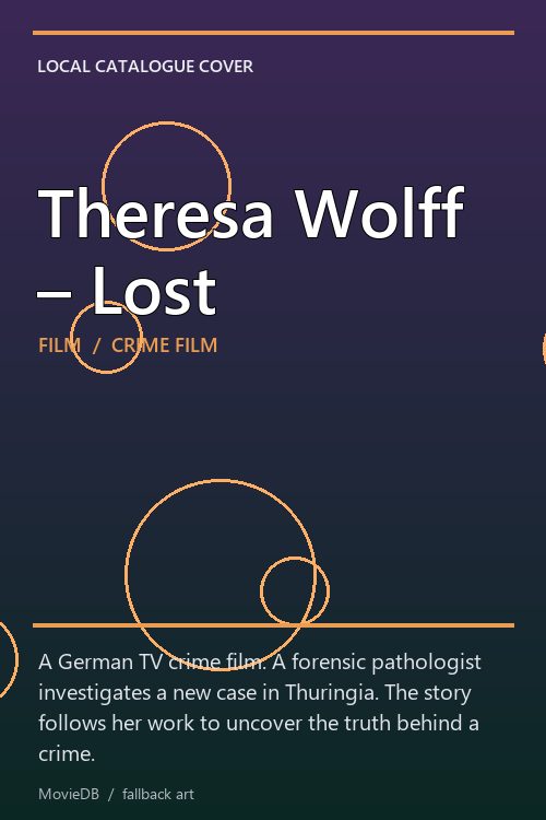 Theresa Wolff – Lost poster