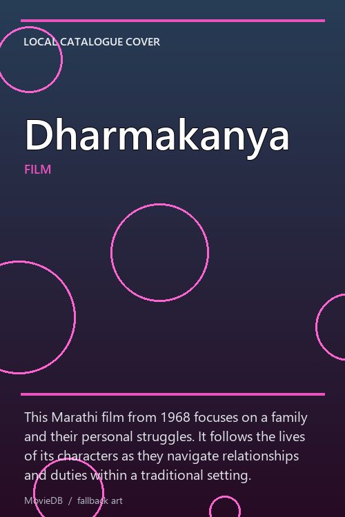 Dharmakanya poster