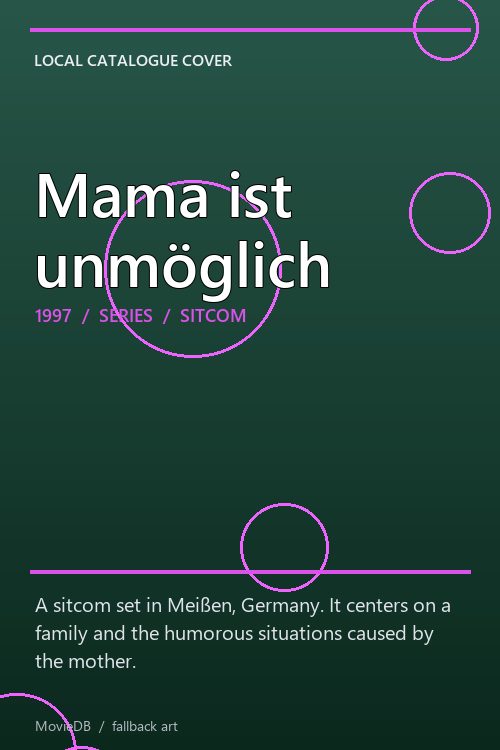 Mama ist unmöglich poster