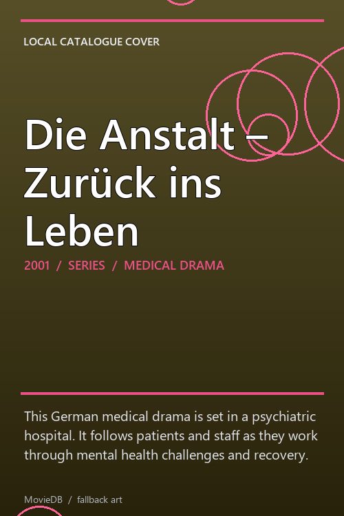 Die Anstalt – Zurück ins Leben poster
