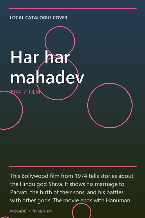 Har har mahadev poster