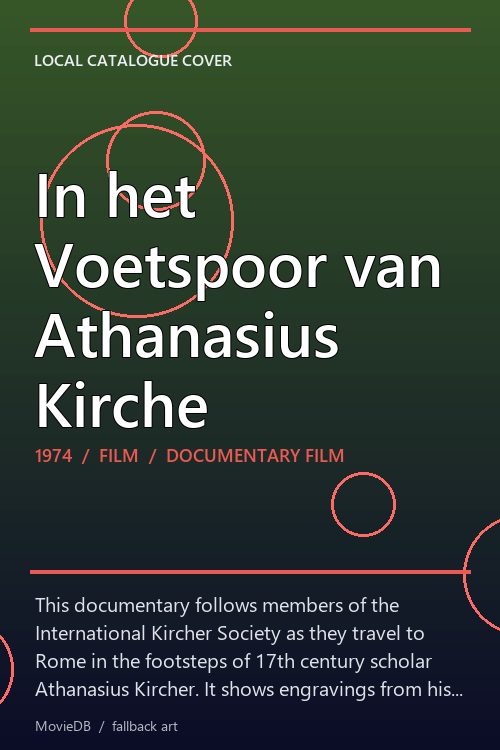 In het Voetspoor van Athanasius Kirche poster