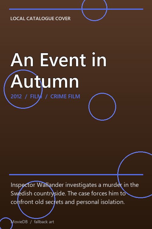 An Event in Autumn poster