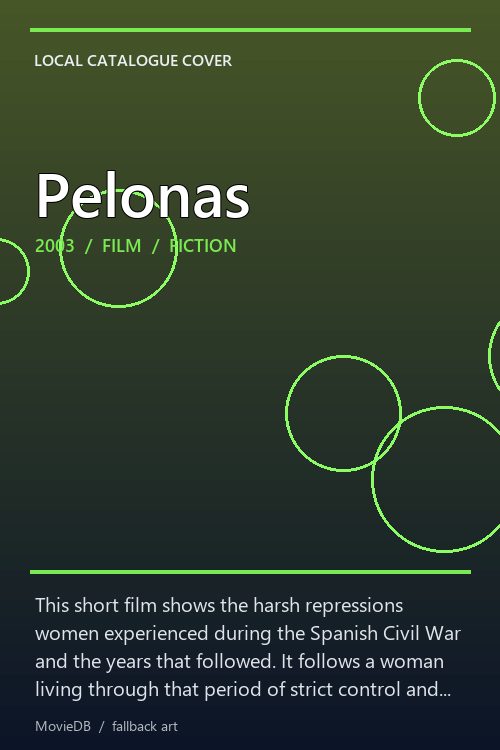 Pelonas poster