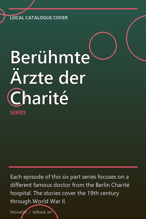 Berühmte Ärzte der Charité poster