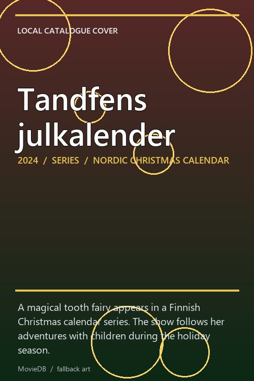 Tandfens julkalender poster