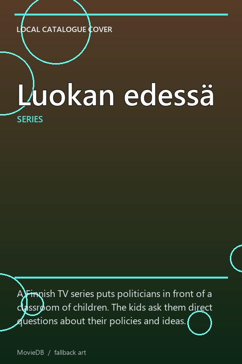 Luokan edessä poster