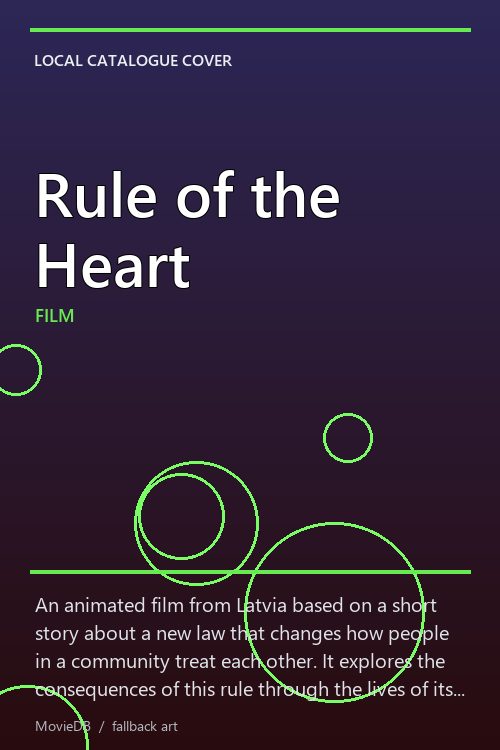 Rule of the Heart poster