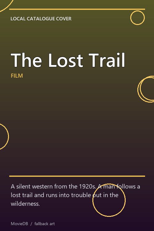 The Lost Trail poster