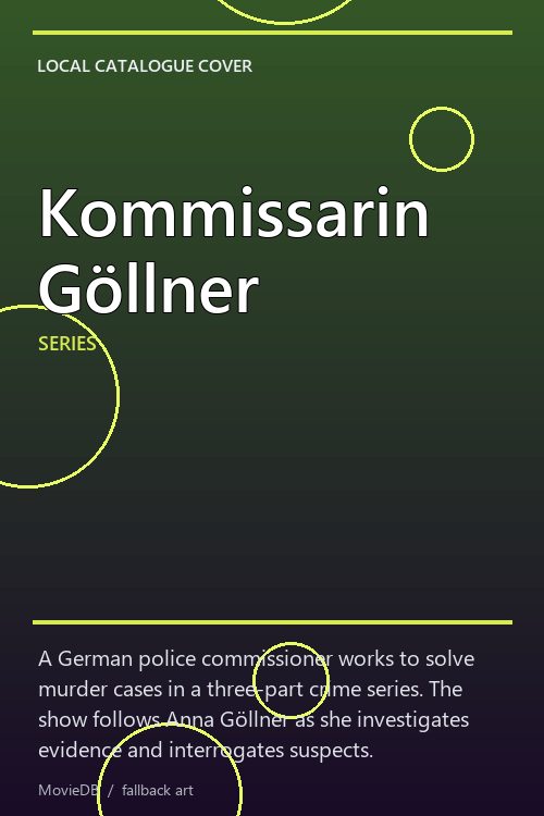 Kommissarin Göllner poster
