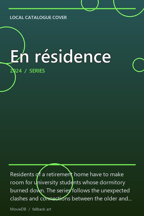 En résidence poster
