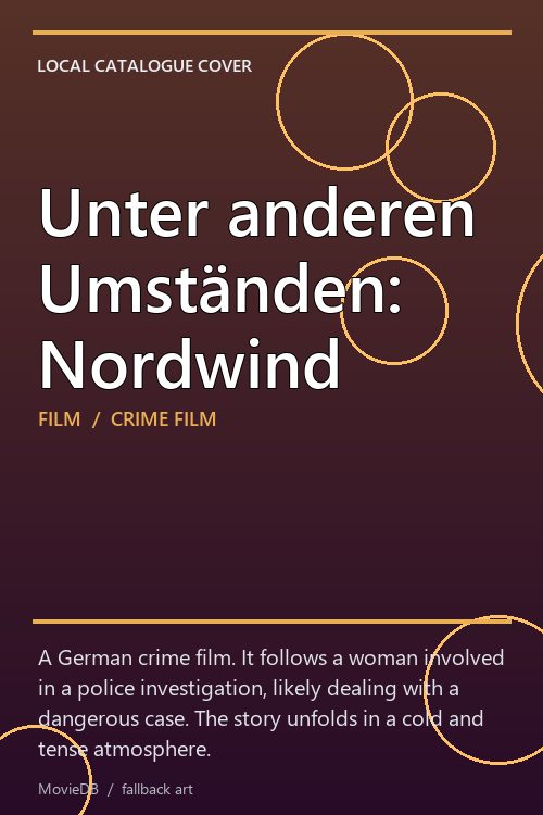 Unter anderen Umständen: Nordwind poster