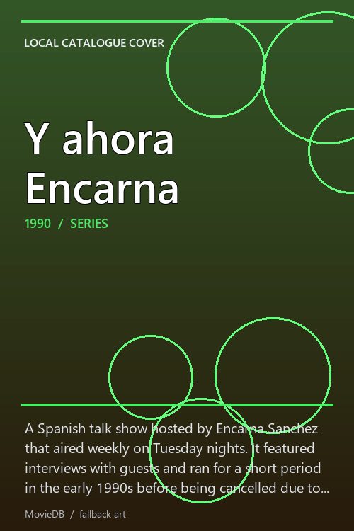 Y ahora Encarna poster