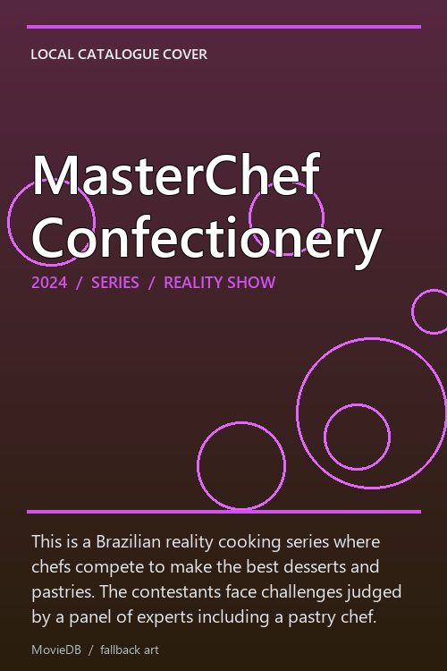 MasterChef Confectionery poster