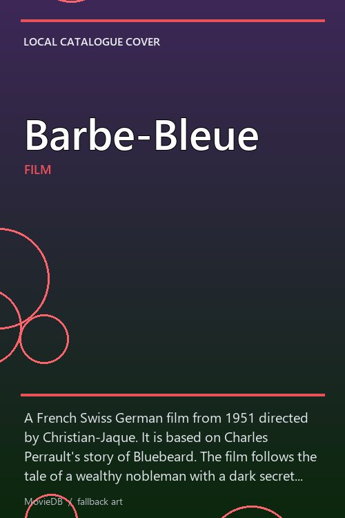 Barbe-Bleue poster