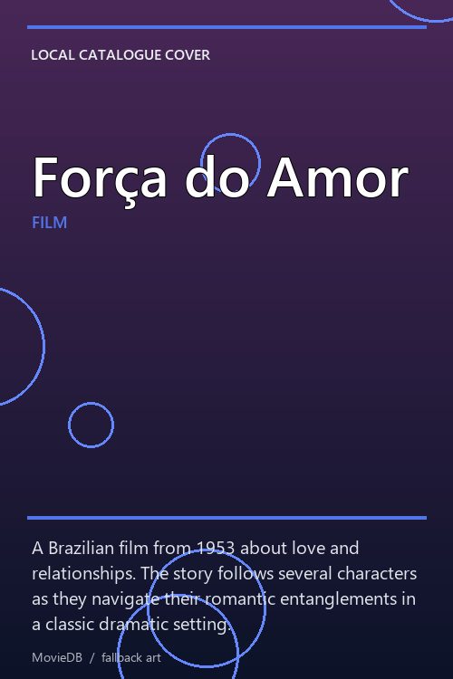 Força do Amor poster