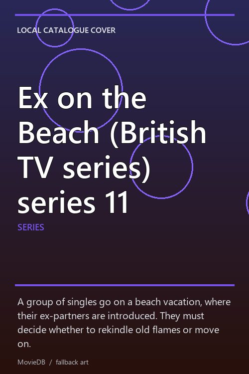 Ex on the Beach (British TV series) series 11 poster