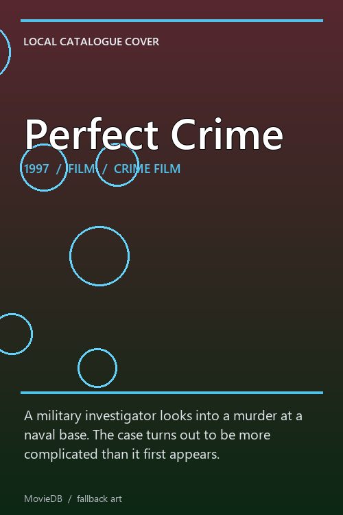 Perfect Crime poster