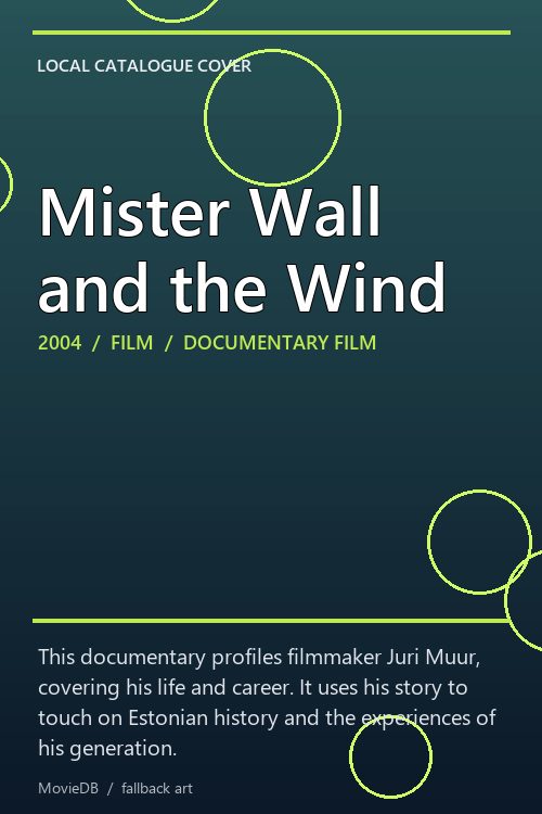 Mister Wall and the Wind poster