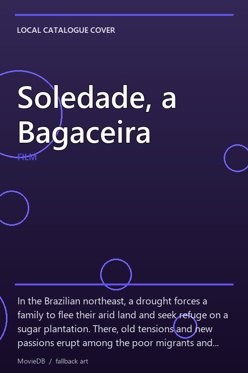 Soledade, a Bagaceira poster