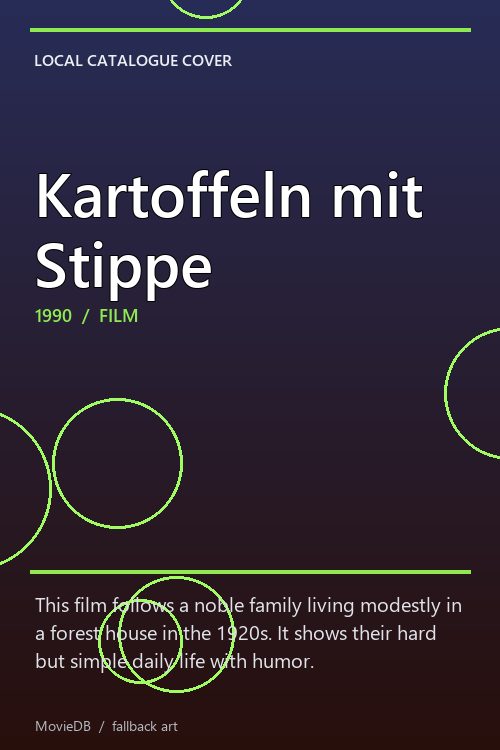 Kartoffeln mit Stippe poster
