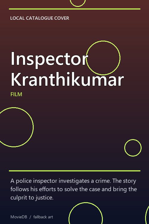 Inspector Kranthikumar poster