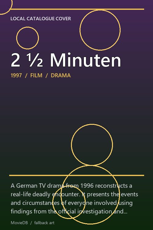 2 ½ Minuten poster