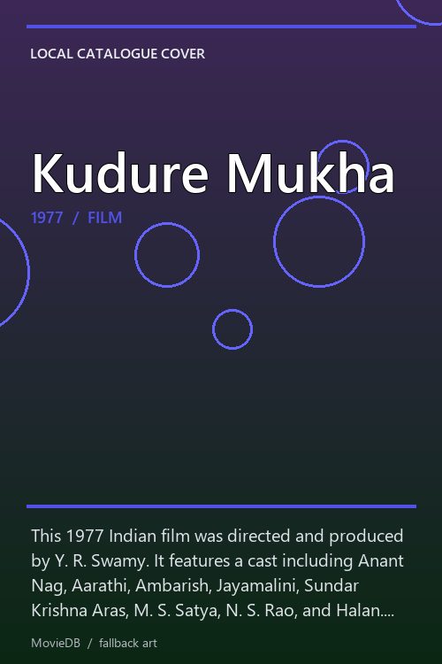 Kudure Mukha poster