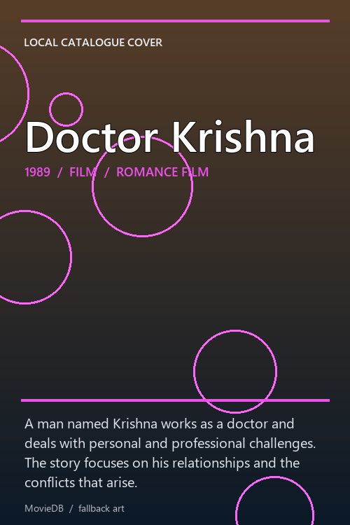 Doctor Krishna poster