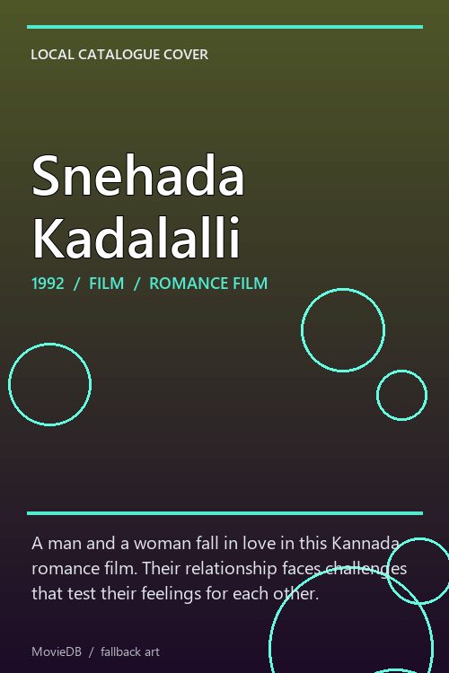 Snehada Kadalalli poster