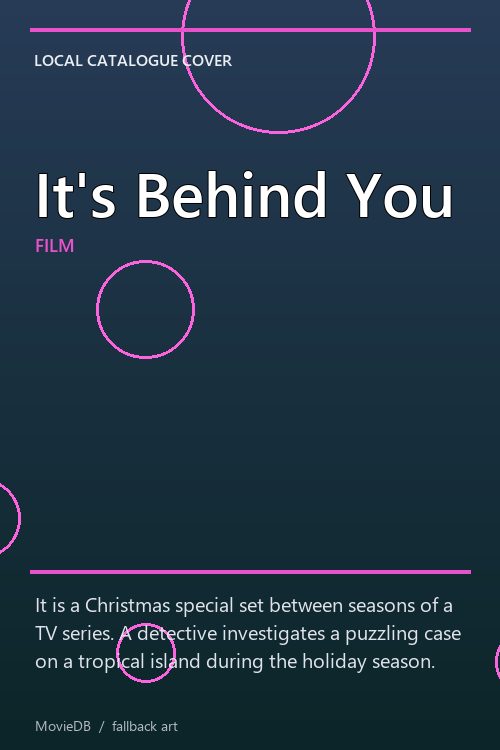 It's Behind You poster