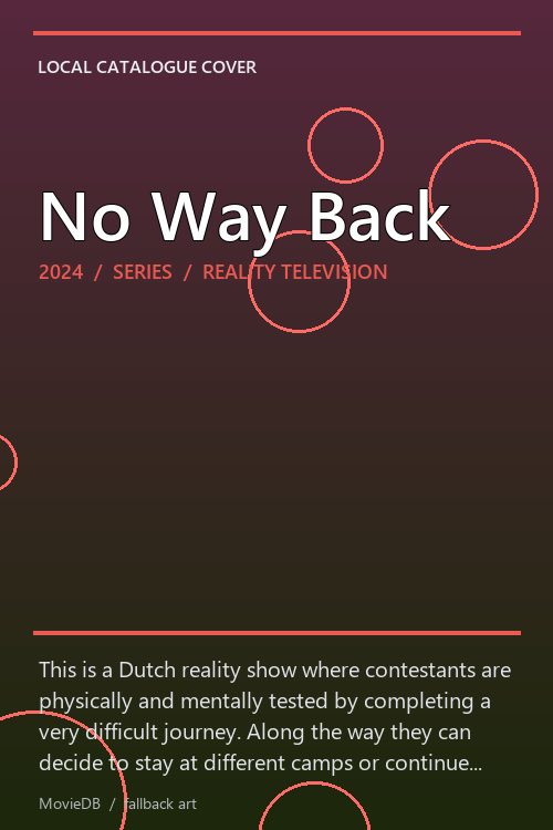 No Way Back poster