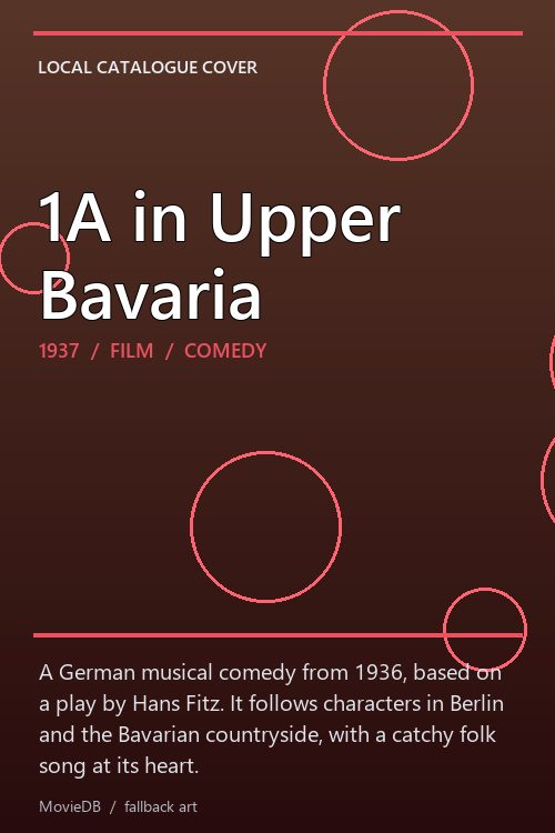 1A in Upper Bavaria poster