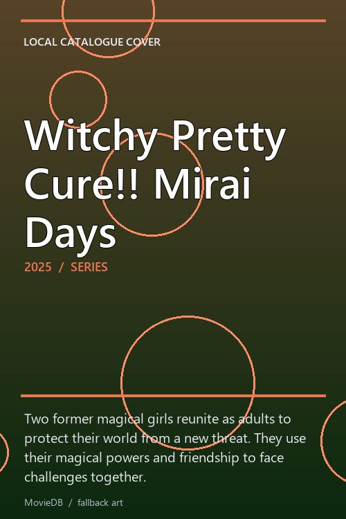 Witchy Pretty Cure!! Mirai Days poster