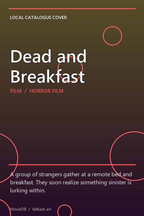 Dead and Breakfast poster